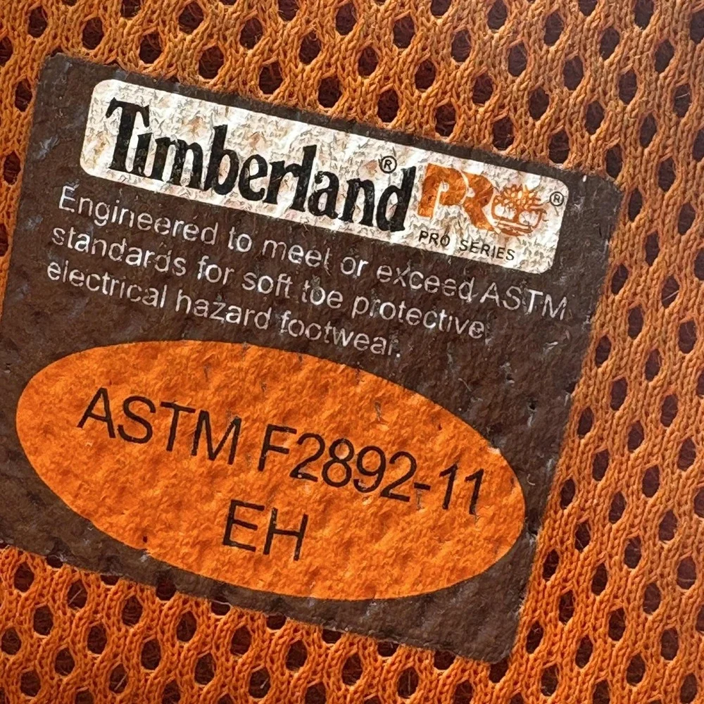 Timberland PRO True Grit Boots Mens 8 Brown Leather Waterproof Pull On Work